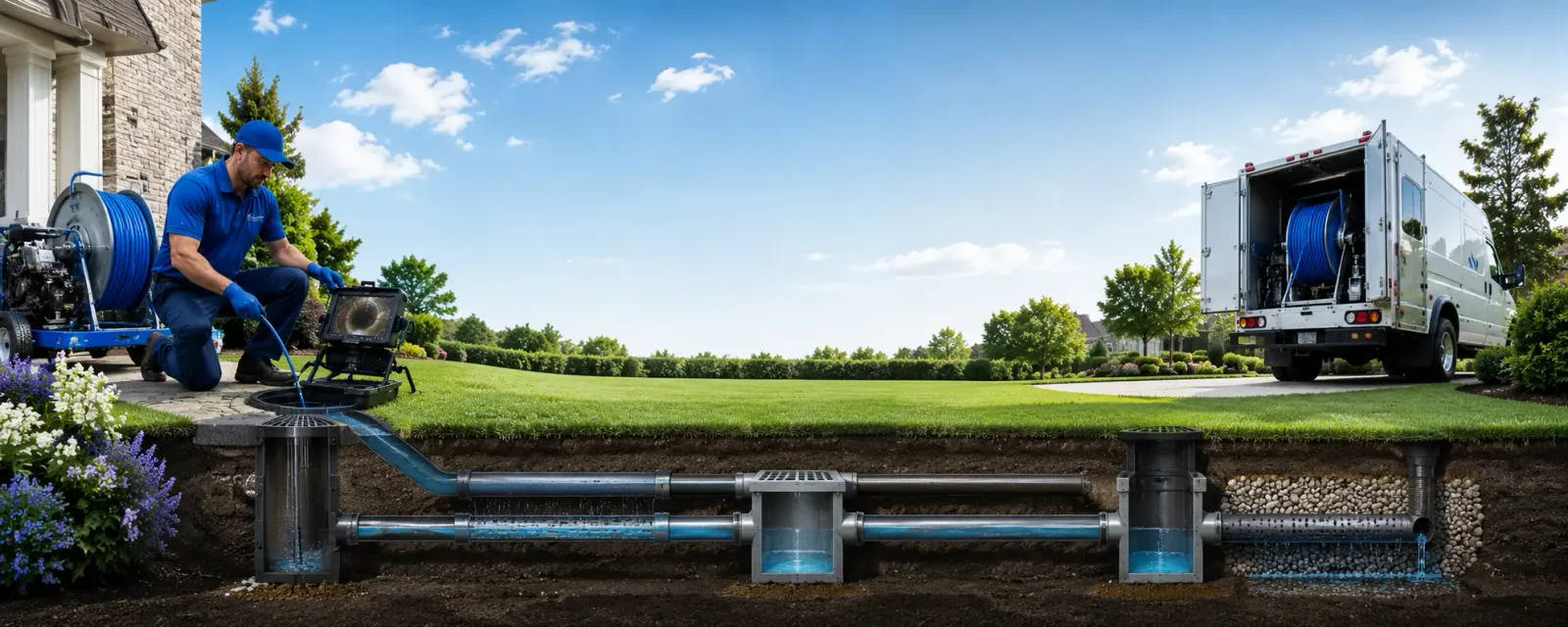 Outdoor drain cleaning information for Delaware, NJ